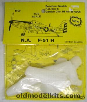 Beechnut 1/72 North American F-51H Mustang, 1009 plastic model kit